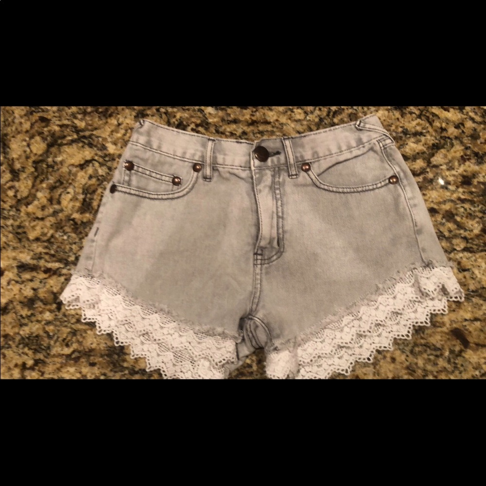 Free People Denim Shorts
